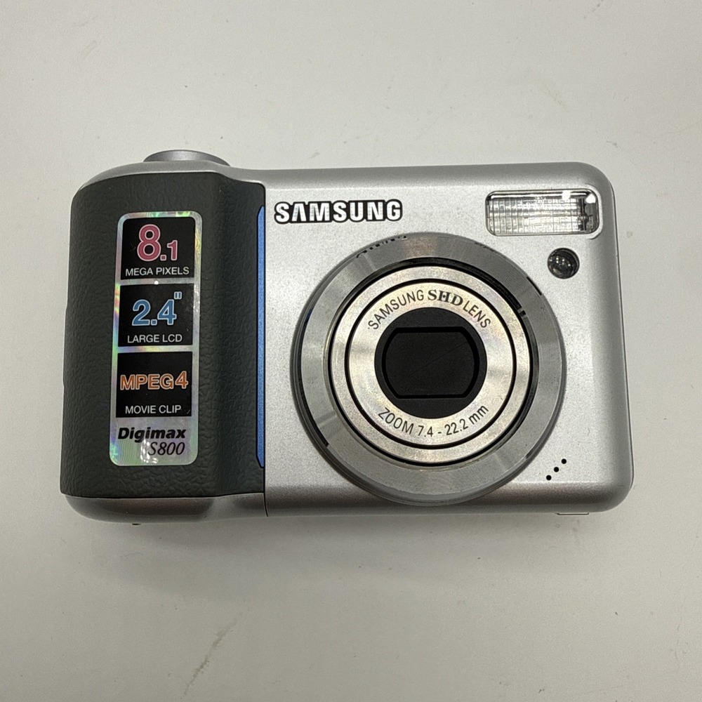 Samsung Digimax S800 35 mm Digital Camera. 8.1  Works